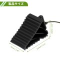 Wheel Chocks Blocks Tire Stopper Non-slip Heavy Duty For Cars Trucks Trailers Pp Black 5 31 X2 95 X3 94 1 Set
