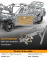 A-premium Power Window Regulator Without Motor Compatible With Toyota Camry 2002-2006 Sedan Front Right Passenger Side