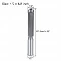 Uxcell Router Bit 1 2 Shank Inch Cutting Dia Depth Flush Trim With Bearing Flutes Hss For Woodworking Milling Cutter Tool
