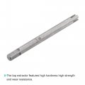 Uxcell Tap Extractors M6 1 4 Metric Inch 3 Flutes Broken Stripped Screw Thread Remover High Carbon Steel Tool