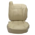 Front Artificial Leather Seat Cover Light Shale Tan For 2000 2001 2002 Chevrolet Chevy Tahoe Suburban 1500 2500 Passenger Side 