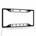Fastasticdeals Metal Insert License Plate Frame Australian Kangaroo Flag Weatherproof Car Accessories Black 4 Holes Solid 