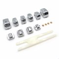 Htt Motorcycle Chrome Hand Controls Switch Housing Buttons Caps Cover For H-d Touring 1996-2013 Flhtcu Flhtk Fltr Fltru And