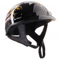 Cartman Cruiser Scooter Motorcycle Half Face Helmet Patriotic Eagle Usa Graphics Dot Approved For Bike Atv Utv Chopper Medium