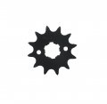 Yellow Non O Ring Chain Sprocket Black For 1986-1987 Honda Trx250r 12 39 96l