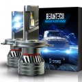 Beamtech H4 Led Fog Light Bulbs 18000lm 90w 6500k Xenon White 9003 Bulb G-xp Chips High Brightness Pack Of 2