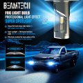 Beamtech H4 Led Fog Light Bulbs 18000lm 90w 6500k Xenon White 9003 Bulb G-xp Chips High Brightness Pack Of 2