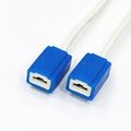 Pa 2x H1 H3 Lamp Ceramic Plug Headlight Harness Wiring Wire Socket No Set 