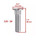 Front Rear Wheel Stud And Nut Kit 85-1092 Replacement For Polaris Sportsman 300 400 450 500 570 700 800 Ace 325 Atv Utv