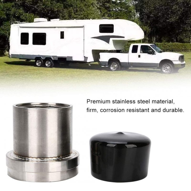 Wheel Bearing Buddy Protectors With Protective Bras 4pcs 2 441in Stainless Steel Trailer Bra Accessory