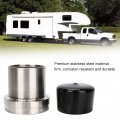 Wheel Bearing Buddy Protectors With Protective Bras 4pcs 2 441in Stainless Steel Trailer Bra Accessory