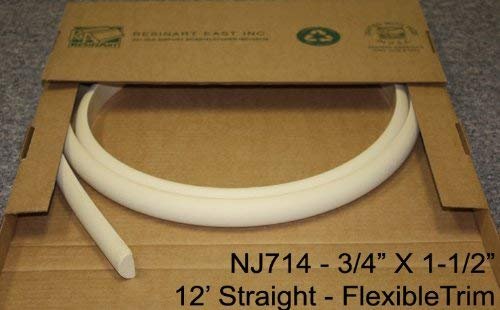 Flexible Moulding Half-round Nj714-3 4 X 1-1 2 12 Length Trim