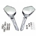Httmt Mt333-c- Talon Skull Mirror Compatible With H-d Heritage Springer Sportster Dyna Glide Softail V Rod Cd