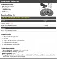 Front Ceramic Brake Pad And Rotor Kit 5 Lug Compatible With 2011-2018 Subaru Forester 2 5l H4