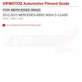 Vipmotoz Led Side Marker Reflector Lamps Compatible With 2012-2014 C250 C300 C350 W204 Mercedes Benz White Clear Lens Left