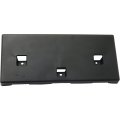 Front License Plate Bracket For Hyundai Elantra Gt 2018 2019 2020 Hy1068111 86519g3150 Black Plastic Standard Style 