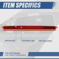Red Housing Full Led 3rd Third Rear Brake Light Stop Lamp Compatible With Scion Tc At10 05-10