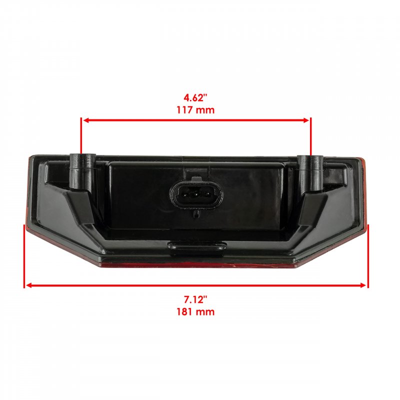 Tail Light For Polaris Ranger 900 Xp 2013 2014 2015 2016 2019 Red Plastic Taillight Assembly