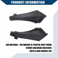 Hihaha No 53866-42020 Front Fender To Cowl Side Seal For Toyota Rav4 2013-2018 Windshield Wiper Cowls Durable Abs 1 Pcs Black