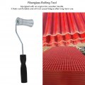 Fiberglass Roller Spiked Aluminum Alloy Laminating Bubble Accessory Hand Tools Diameter 32x75mm