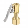 Uxcell Air Chuck 1 4 Inches Npt Female Closed Flow Straight Lock On Tire With Clip For Inflator Gauge Compressor Accessories