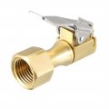 Uxcell Air Chuck 1 4 Inches Npt Female Closed Flow Straight Lock On Tire With Clip For Inflator Gauge Compressor Accessories