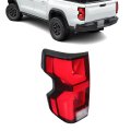 Rear Tail Light Brake Lamp Assembly Driver Side Outer Left For Chevrolet Colorado 2023 2024 2025 Led Red Chrome 85651744 