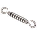 Agile-shop Stainless Steel 304 Turnbuckle Wire Rope Tension Pack Of 5 M4 Hook 