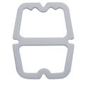 United Pacific Industries C626404 Chevy Nova Led Tail Light Gasket 1 Pack 