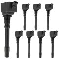 Set Of 8 Ignition Coil Packs Fits 2018-2022 For Bmw 750i Xdrive 4l V8 2019-2021 X5 4 Pack Replaces Uf883 