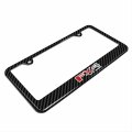Ipick Image For Ford F-150 Fx4 Off Road Black Carbon Fiber Look Abs Plastic License Plate Frame