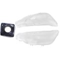 1 Pair Led Headlight Lens Cover For Bmw F30 F31 2016 2017 2018 Left And Right Front Part Number 63117419629 63117419630 