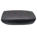 Center Console Armrest Cover Protector For Honda Crv 2023 2024 Black Microfiber Leather Hybrid Lx Ex L Sport