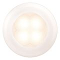Hella 980500741 0500 Series Slim Line Warm White 12v Dc Round Enhanced Brightness Led Courtesy Light With Plastic Rim 
