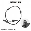 X Autohaux 2pcs 34526771776 Abs Wheel Speed Sensor Front Left Or Right For Bmw X5 X6 E70 E72 E71 F15 2007-2018