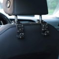 Bling Car Seat Headrest Hooks Crystal Back Hanger Storage Organizer Sparkling Suv Purse Holder For Handbag Clothes Coats 