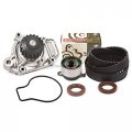 Domestic Gaskets Dg-0664430361 Timing Belt Water Pump Kit Compatible With Replacement For 88-91 Honda Civic Ex Rt Si Crx 1 6l