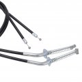 Atv Brake Line Front Cable Steel 2pcs High Strength Rugged Structure For Gy6 125 150 200 250cc