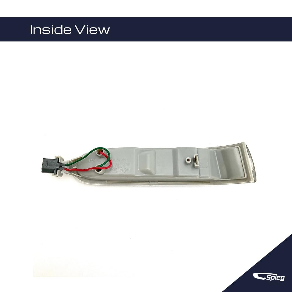 Passenger Side Mirror Turn Signal Lamp For 2003 To 2009 Mercedes Benz W209 Clk And R230 Sl Class Right Part L-1862 Clear Lens