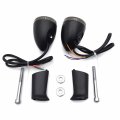 Led Rear Matte Black Running Brake Turn Signal Indicator Light For H-d Xl 883 1200 92-17 Smoke Lens Billet Aluminum