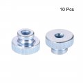 Uxcell Knurled Thumb Nuts 10pcs M6x1mm Iron Round Knobs Fasteners For 3d Printer Parts
