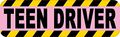 10in X 3in Pink Teen Driver Magnet Car Door Magnetic Truck Sign Magnets By Stickertalk 