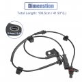 Uxcell Front Left Abs Wheel Speed Sensor No 95670-d3000 For Hyundai Tucson 1 6l 2 0l 4l 2016-2021
