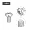 Uxcell M6x12mm Torx Security Machine Screws 20pcs 316 Stainless Steel Pan Head Tamper Proof Screw Fasteners Bolts