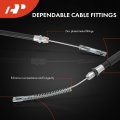 A-premium Rear Passenger Side Parking Brake Cable Assembly Compatible With Ford Lincoln Models F-150 F150 2006-2008 Mark Lt