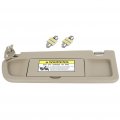 Ocpty Left Driver Side Warm Gray Sun Visor Without Sunroof Fit For 2006 2007 2008 2009 2010 2011 Honda Civic 83280-sna-a01ze