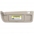 Ocpty Left Driver Side Warm Gray Sun Visor Without Sunroof Fit For 2006 2007 2008 2009 2010 2011 Honda Civic 83280-sna-a01ze