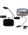 Left And Right Side View Mirrors For 1980 1996 Ford F150 F250 F350 Manual Fold Non Heated Black Door Mount Mirror Convex Lens 