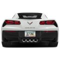 Ipick Image Made For Chevrolet Corvette C7 Grand Sport 3d Embossed Letters On Mirror Chrome Metal License Plate Frame