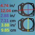 Tuzliufi Complete Rebuild Engine Gasket Set Kit Compatible With 841188 304000 305000 304447 305440 30544a 305442 305445 305446